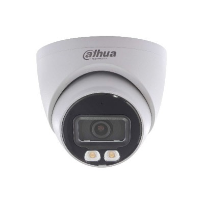 Dahua DH-IPC-HDW2239TP-AS-LED-S2 2MP Lite Full-color Fixed-focal Eyeball Network Camera, Built-in MIC, IP67, Micro SD card 