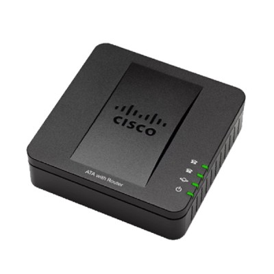 Cisco SPA122 ATA with Router VoIP Telephone Adapter