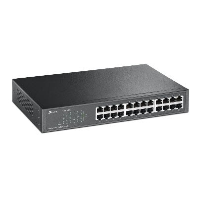 tp-link TL-SF1024D 24-Port 10/100Mbps Desktop/Rackmount Switch		 		