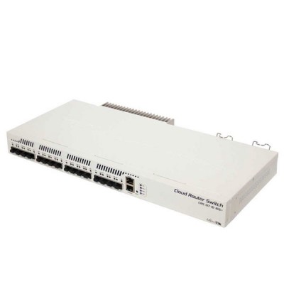 MikroTik CRS317-1G-16S+RM SFP Cloud Router Layer-3 Switch, SFP+ 16 Port (1.25/10G), + 1 Port RJ45 (1G), MikroTik RouterOS or SwitchOS, License level 6, Rack-Mount kit (Included)