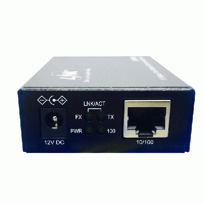 Link UT-0216 MINI Fiber Optic Media Converter RJ45/SC (MM.) 10/100 Mbps, Distance 2 km. (Indoor Only)