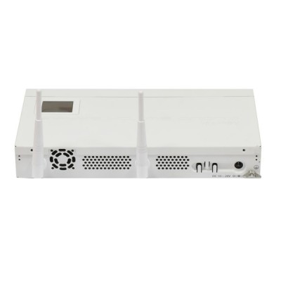 MikroTik CRS125-24G-1S-2HnD-IN Cloud Router Switch 24-Port Gigabit Ethernet Layer 3, 1-Port SFP, LCD Status,802.11n Wireless, CPU 600MHz, RouterOS L5