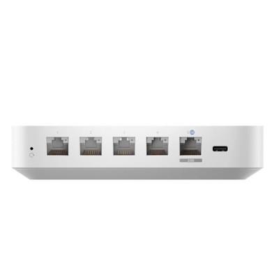 Ubiquiti UCG-Ultra Cloud Gateway Ultra 1-WAN Port 1/2.5GbE, 4-LAN  Port 1GbE Load Balancing Support, 30+ UniFi Network devices, USB-C powered (adapter included)